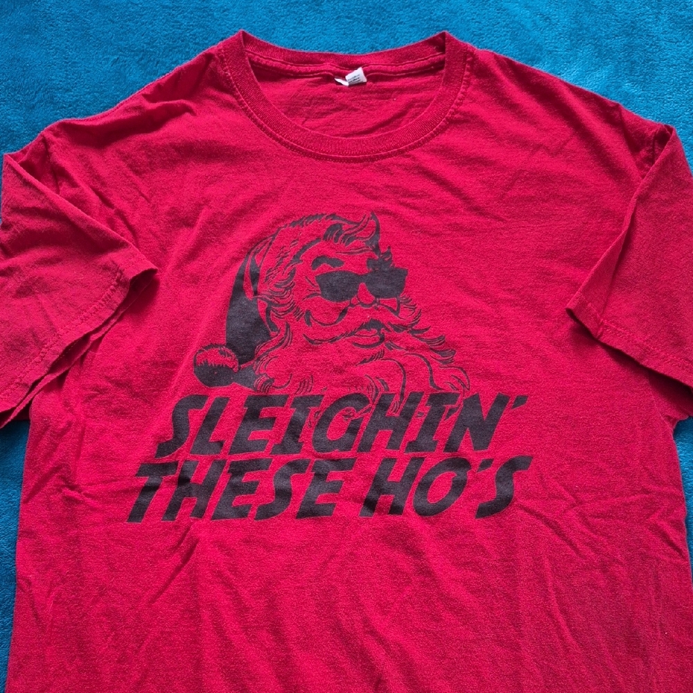 Red Santa Graphic T-Shirt